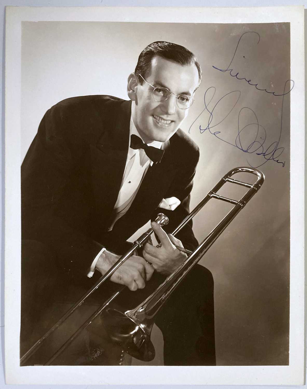 Lot 363 - GLENN MILLER -A SIGNED PHOTOGRAPH.