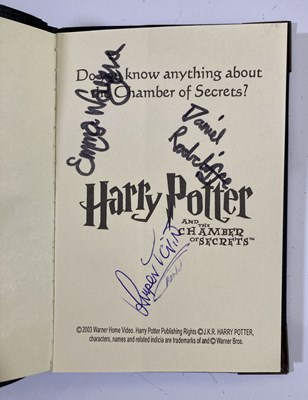 Lot 160 - HARRY POTTER - 'CHAMBER OF SECRETS' DIARY SIGNED BY GRINT, WATSON, RADCLIFFE.