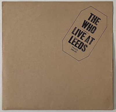 Lot 1116 - THE WHO - LIVE AT LEEDS LP (COMPLETE 1ST UK PRESSING - TRACK 2406 001)