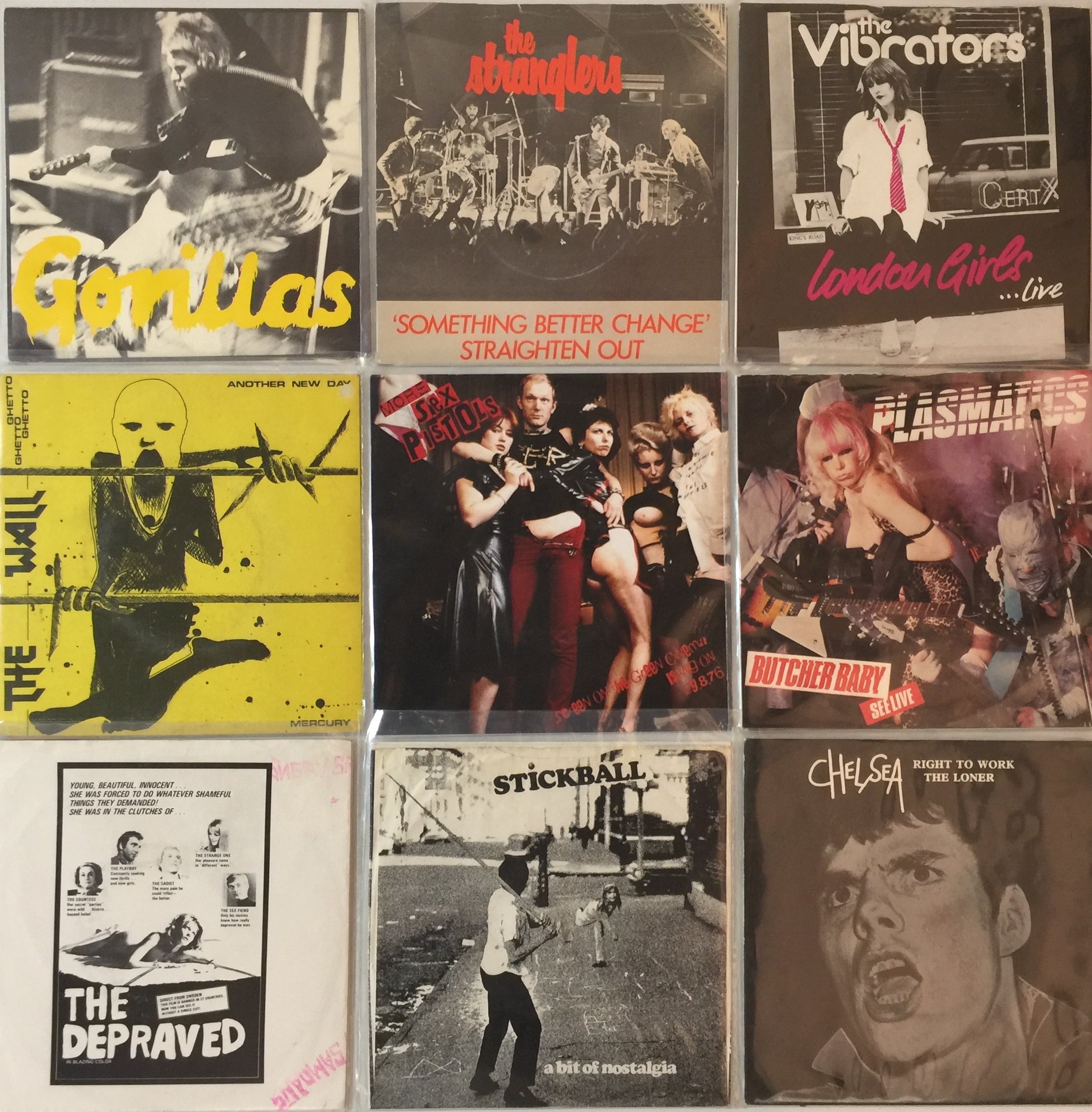 Lot 39 - PUNK - '1ST WAVE' 7