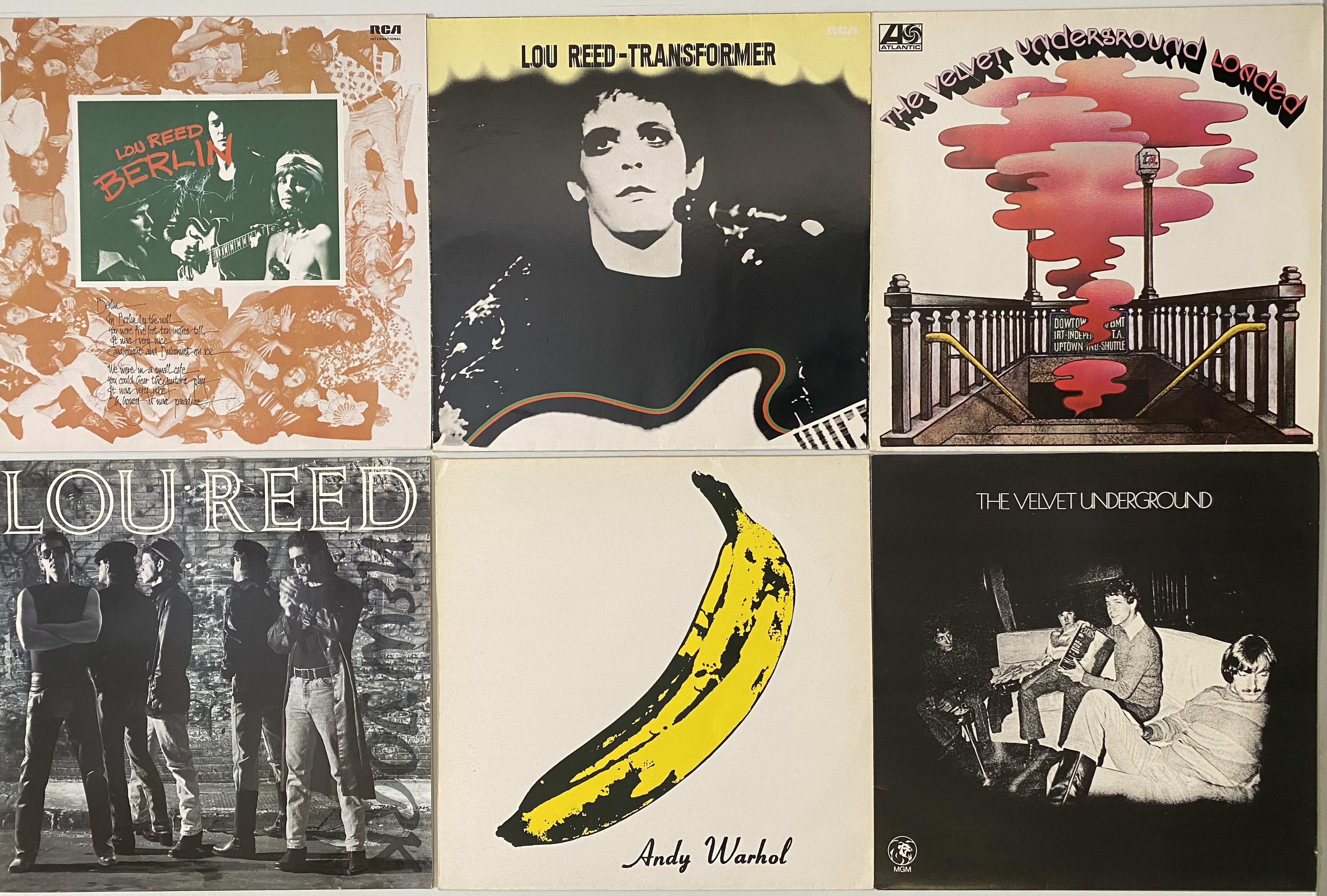 Core Clasglim Rocks Lot 1130 - ART/ GLAM ROCK - LP COLLECTION