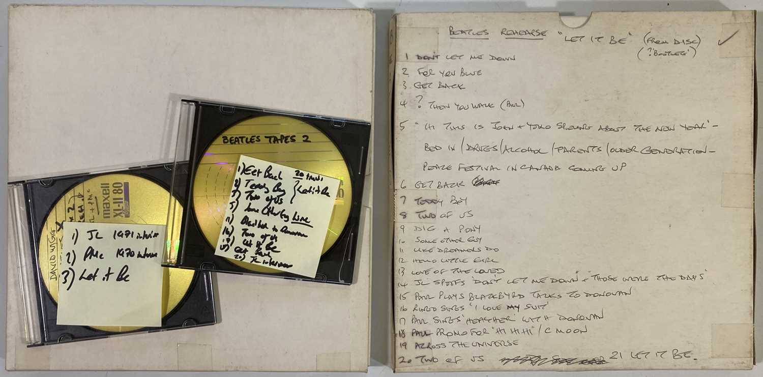 Lot 523 - THE BEATLES - TAPE REELS - REHEARSALS AND INTERVIEWS.