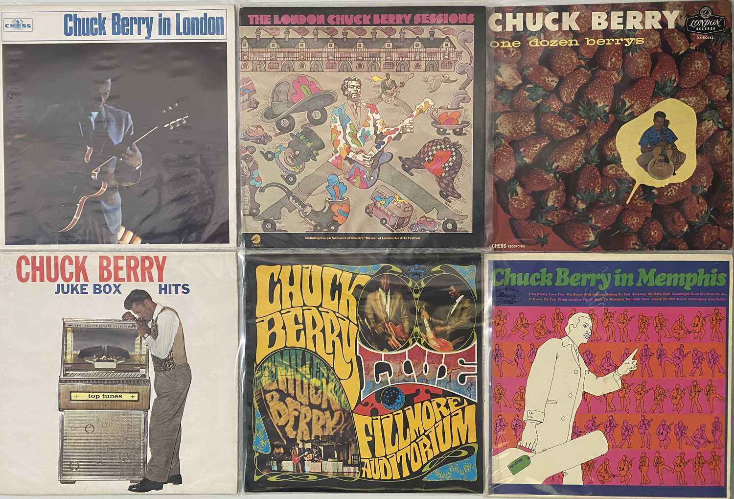 Lot 1191 CHUCK BERRY UK LPs PACK lot-1191-chuck-berry-uk-lps-pack