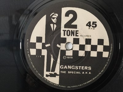 Lot 1202 - THE SPECIAL AKA VS THE SELECTER - GANGSTERS/THE SELECTER 7" (ORIGINAL UK COPY WITH STAMPED SLEEVE - 2 TONE TT1/2).