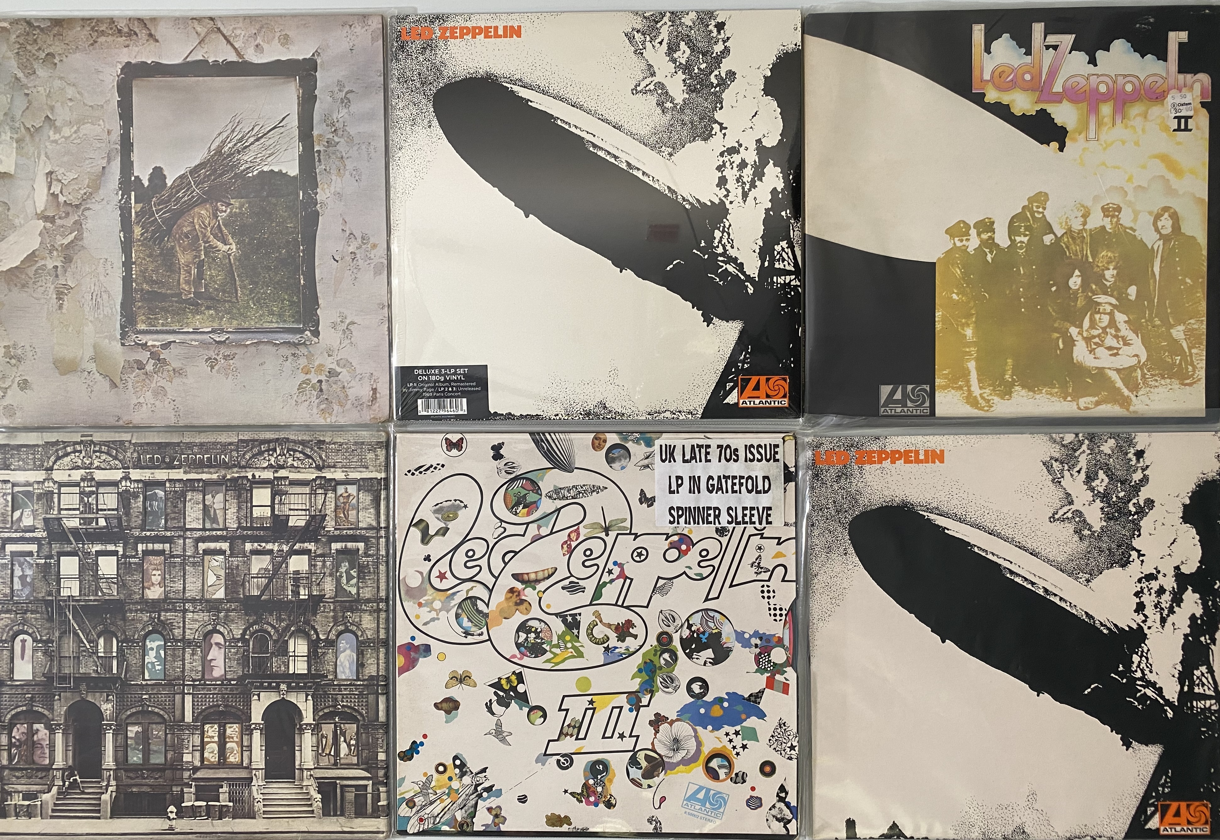 Lot 1223 - LED ZEPPELIN - LP COLLECTION (WITH