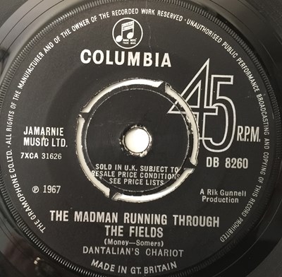 Lot 56 - DANTALION'S CHARIOT - THE MADMAN RUNNING THROUGH THE FIELDS 7" (OG UK COPY - COLUMBIA DB 8260)