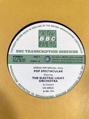 Lot 58 - ELO - ORIGINAL BBC TRANSCRIPTION LPs