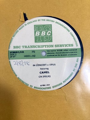 Lot 60 - CAMEL/WHITESNAKE - ORIGINAL BBC TRANSCRIPTION SERVICE LPs