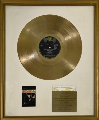 Lot 358 - ELTON JOHN - DON'T SHOOT ME.. GOLD DISC AWARD.