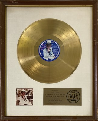 Lot 359 - ELTON JOHN - GREATEST HITS.. GOLD RIAA AWARD.