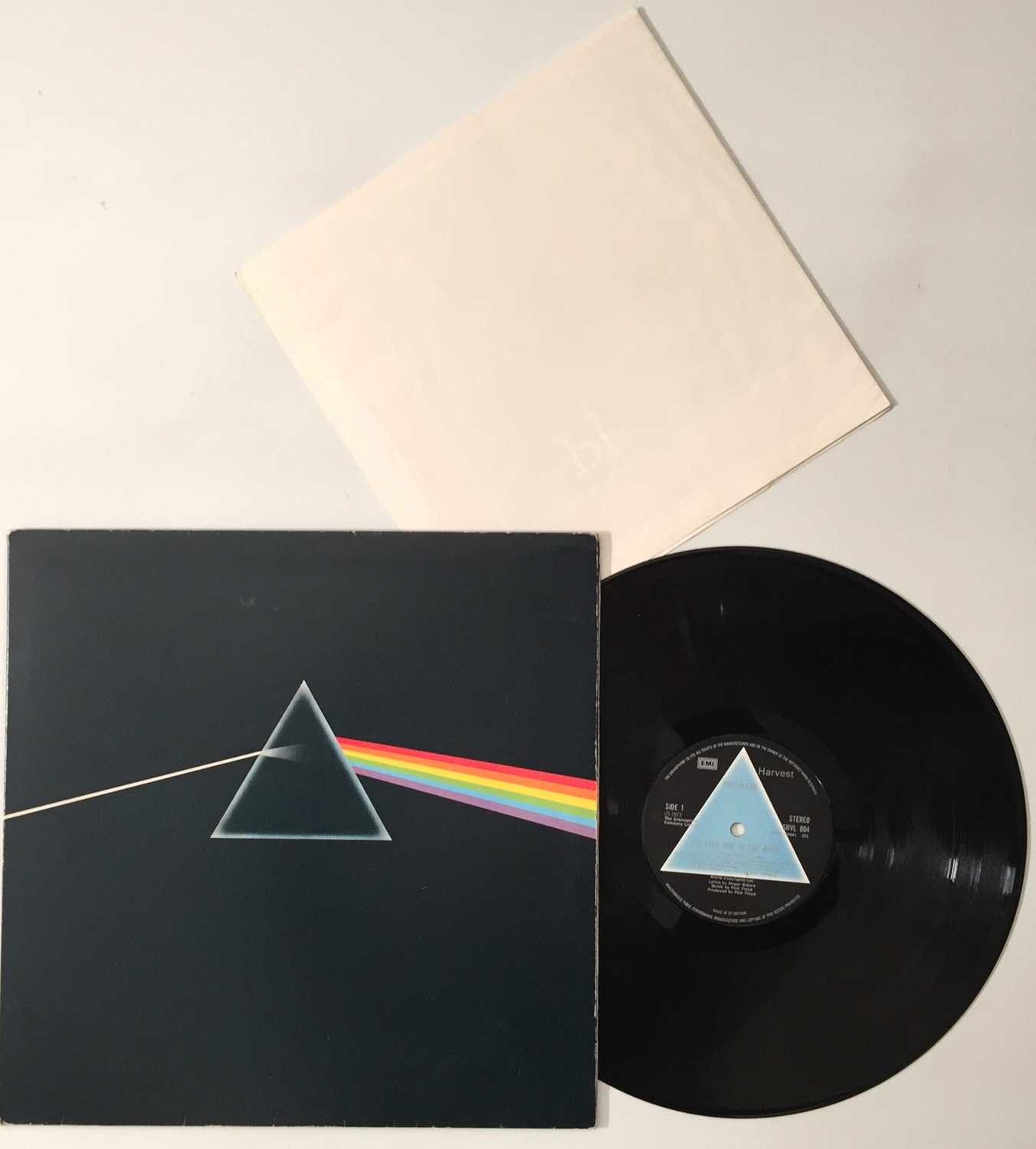 Lot 84 - PINK FLOYD - THE DARK SIDE OF THE MOON LP (ORIGINAL UK 'SOLID BLUE' COPY - EMI HARVEST SHVL 804).