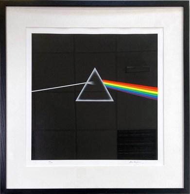 Lot 384 - PINK FLOYD - LIMITED EDITION SIGNED 'DARK SIDE OF THE MOON' STORM THORGERSON PRINT.