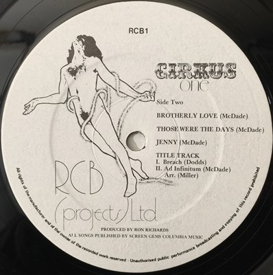 Lot 92 - CIRKUS - ONE LP (ORIGINAL UK PRESSING - PEGASUS RCB 1).