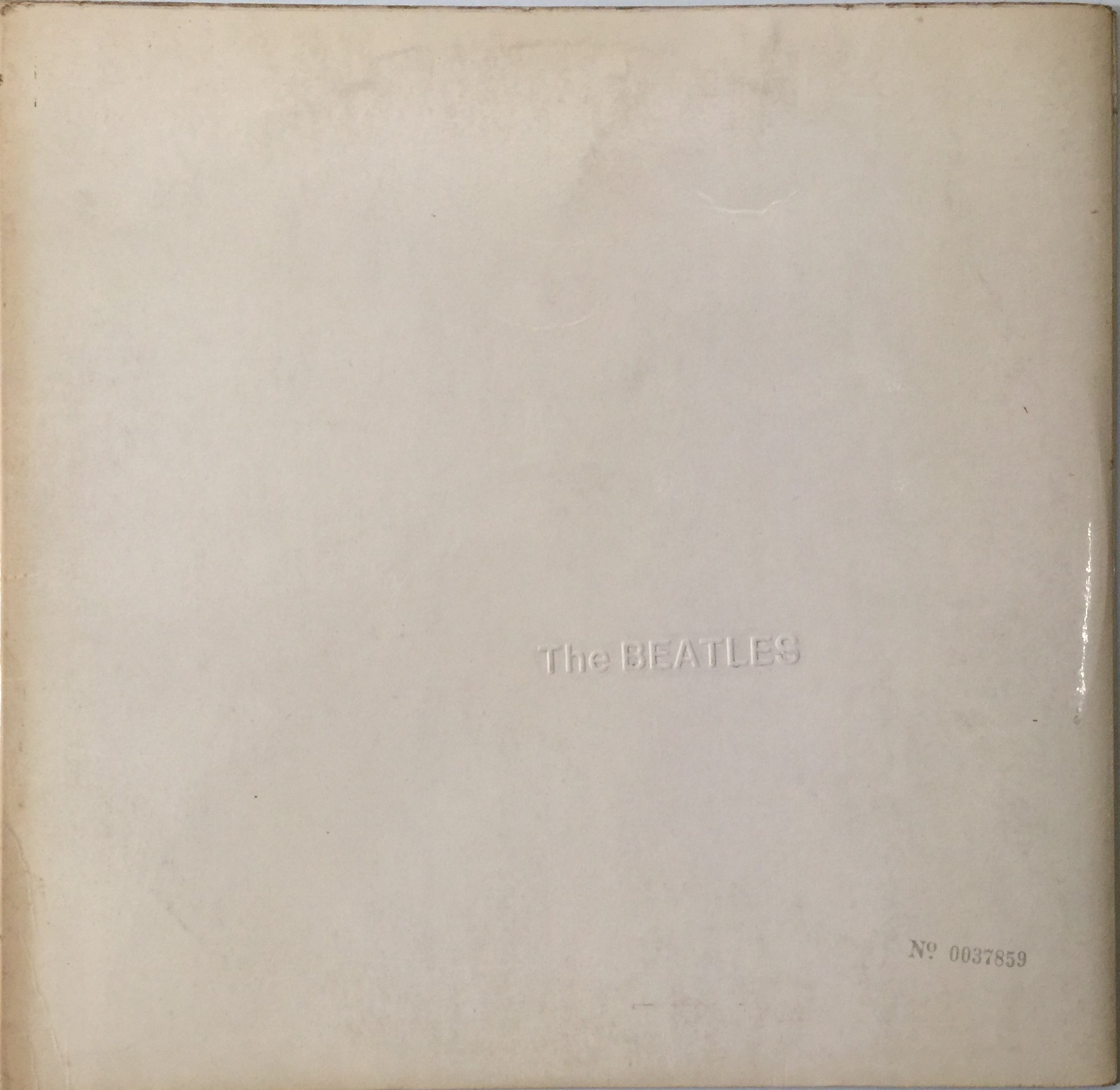 Lot 93 THE BEATLES WHITE ALBUM (ORIGINAL NUMBER