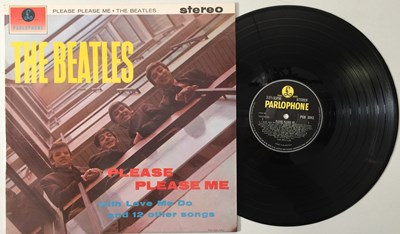 Lot 130 - THE BEATLES - PLEASE PLEASE ME LP (UK STEREO 5TH - PCS 3042 - SUPERB COPY)