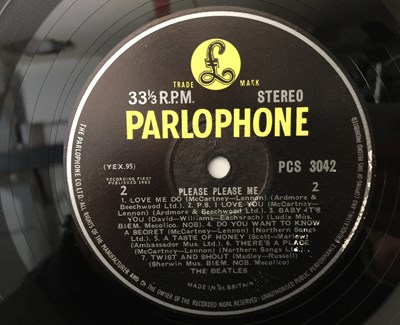 Lot 130 - THE BEATLES - PLEASE PLEASE ME LP (UK STEREO 5TH - PCS 3042 - SUPERB COPY)