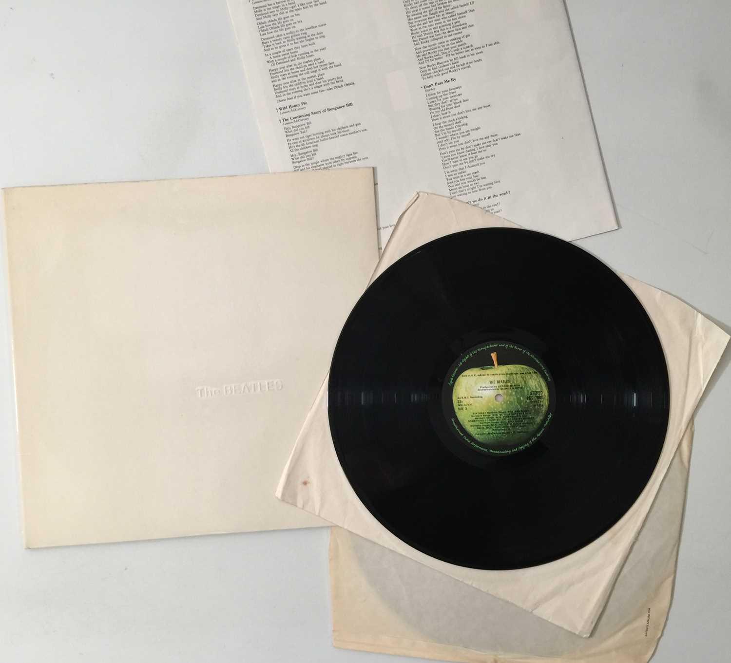 Lot 132 - THE BEATLES - WHITE ALBUM LP (ORIGINAL UK