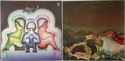 Lot 133 - GENTLE GIANT - THREE FRIENDS/OCTOPUS - ORIGINAL UK VERTIGO SWIRL LPs