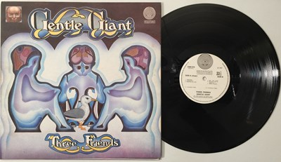Lot 133 - GENTLE GIANT - THREE FRIENDS/OCTOPUS - ORIGINAL UK VERTIGO SWIRL LPs