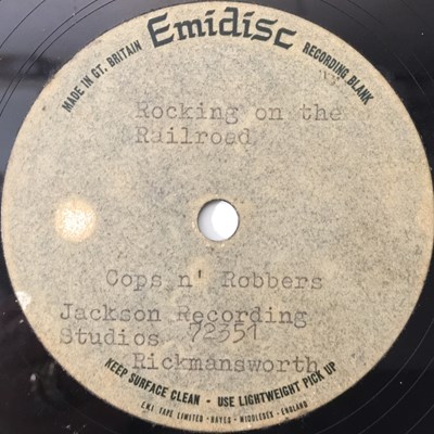 Lot 33 - COPS N' ROBBERS - 7" ACETATES/SINGLE/EP (ACETATES COMMERCIALLY UNRELEASED)