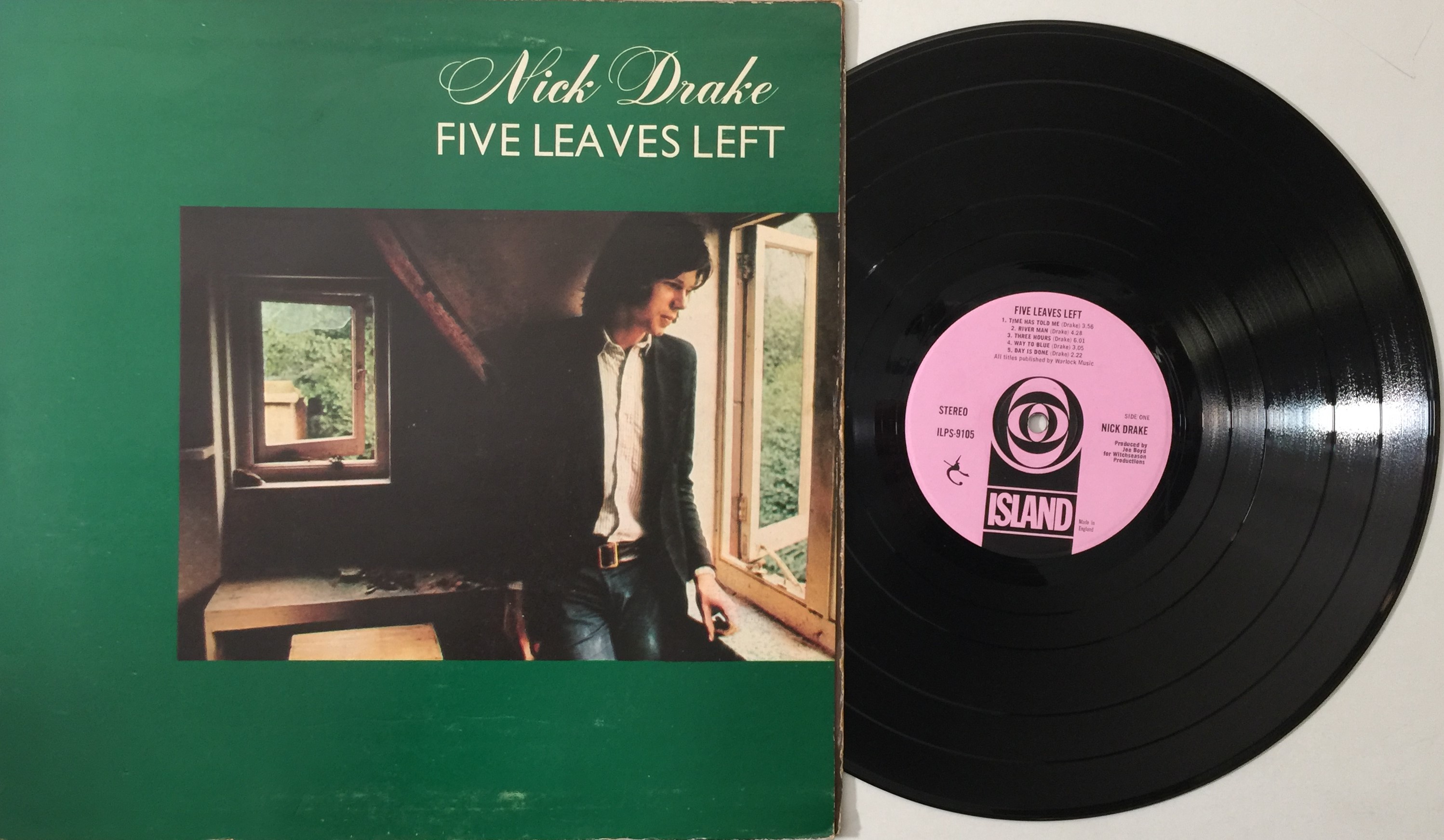 Lot 35 NICK DRAKE FIVE LEAVES LEFT LP (ORIGINAL UK