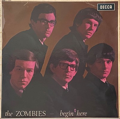 Lot 164 - THE ZOMBIES - BEGIN HERE LP (ORIGINAL UK COPY - DECCA LK 4679)