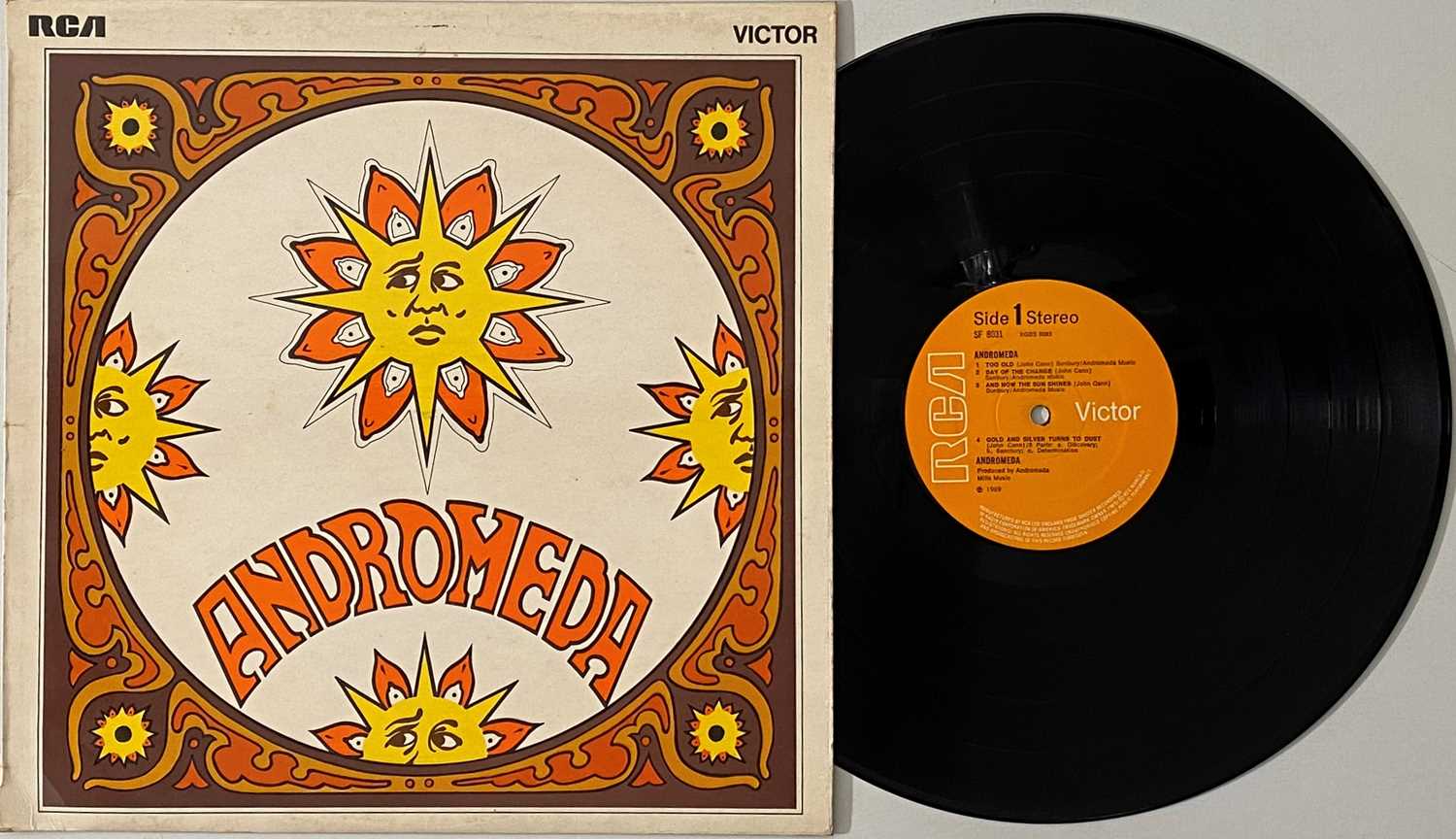 Lot 165 - ANDROMEDA - ANDROMEDA LP (ORIGINAL UK PRESSING - RCA VICTOR SF 8031).