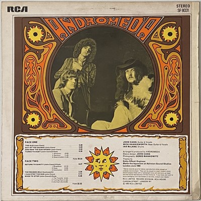 Lot 165 - ANDROMEDA - ANDROMEDA LP (ORIGINAL UK PRESSING - RCA VICTOR SF 8031).