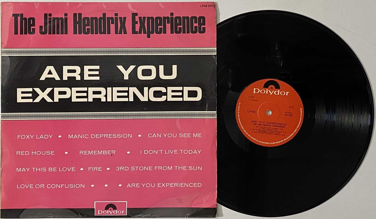 Lot 190 - THE JIMI HENDRIX EXPERIENCE - ARE YOU EXPERIENCED LP (ORIGINAL SOUTH AFRICAN APARTHEID COVER - POLYDOR LPHM 84706)