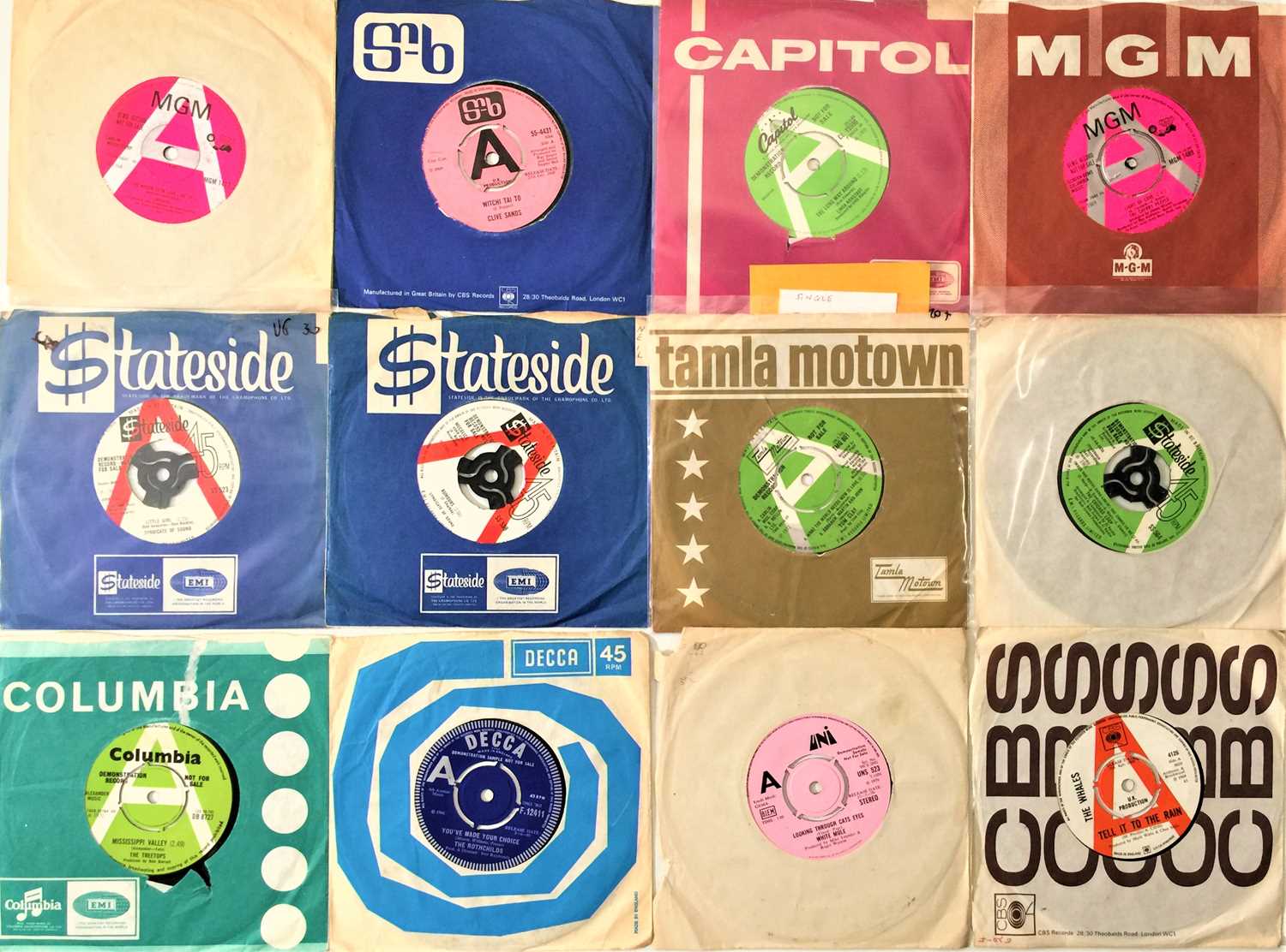 Lot 204 - LATE 60s UK 7" DEMOS - PSYCH/ROCK