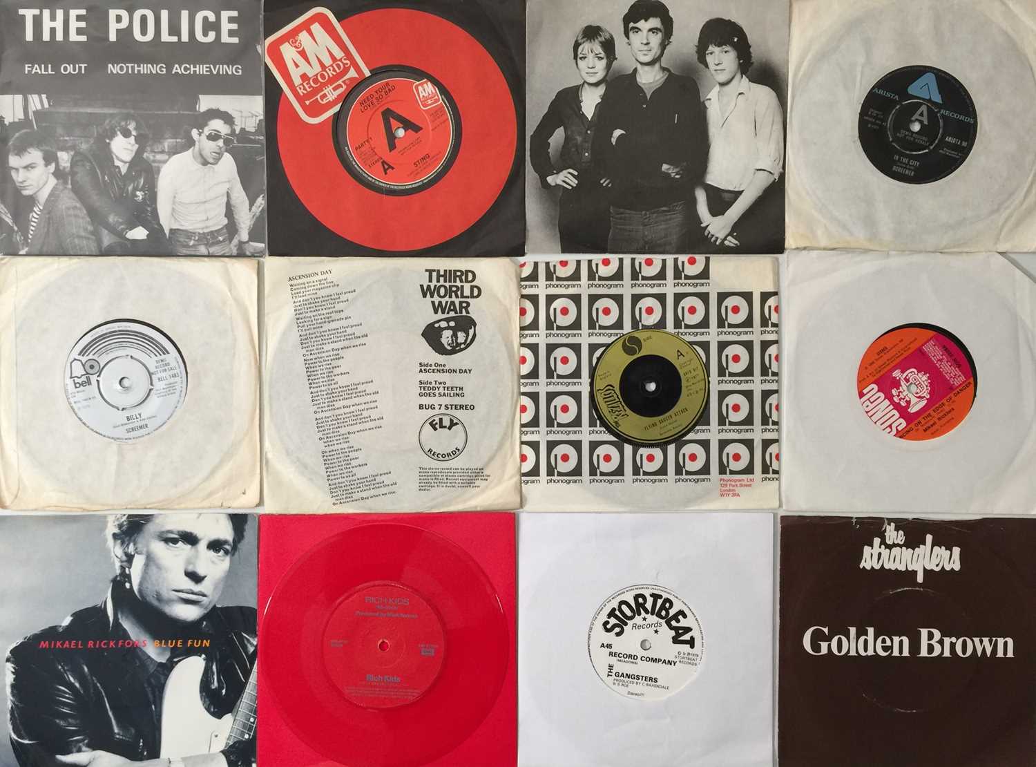 Lot 208 - 70s ROCK/NEW WAVE/PUNK - 7" COLLECTION