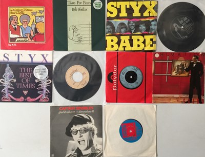 Lot 208 - 70s ROCK/NEW WAVE/PUNK - 7" COLLECTION