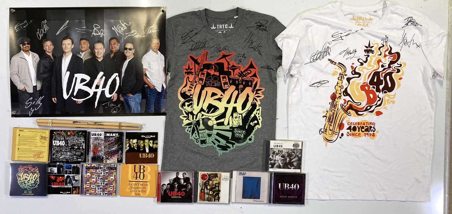 Lot 276 - UB40 SIGNED MEMORABILIA COLLECTION.