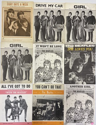 Lot 518B - THE BEATLES - SHEET MUSIC COLLECTION.