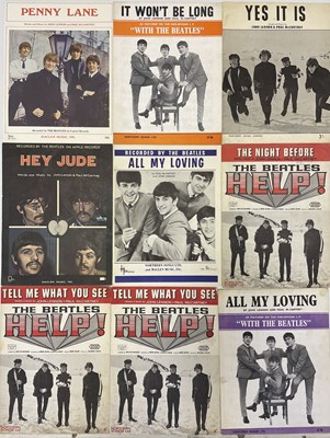 Lot 518C - THE BEATLES - SHEET MUSIC COLLECTION.