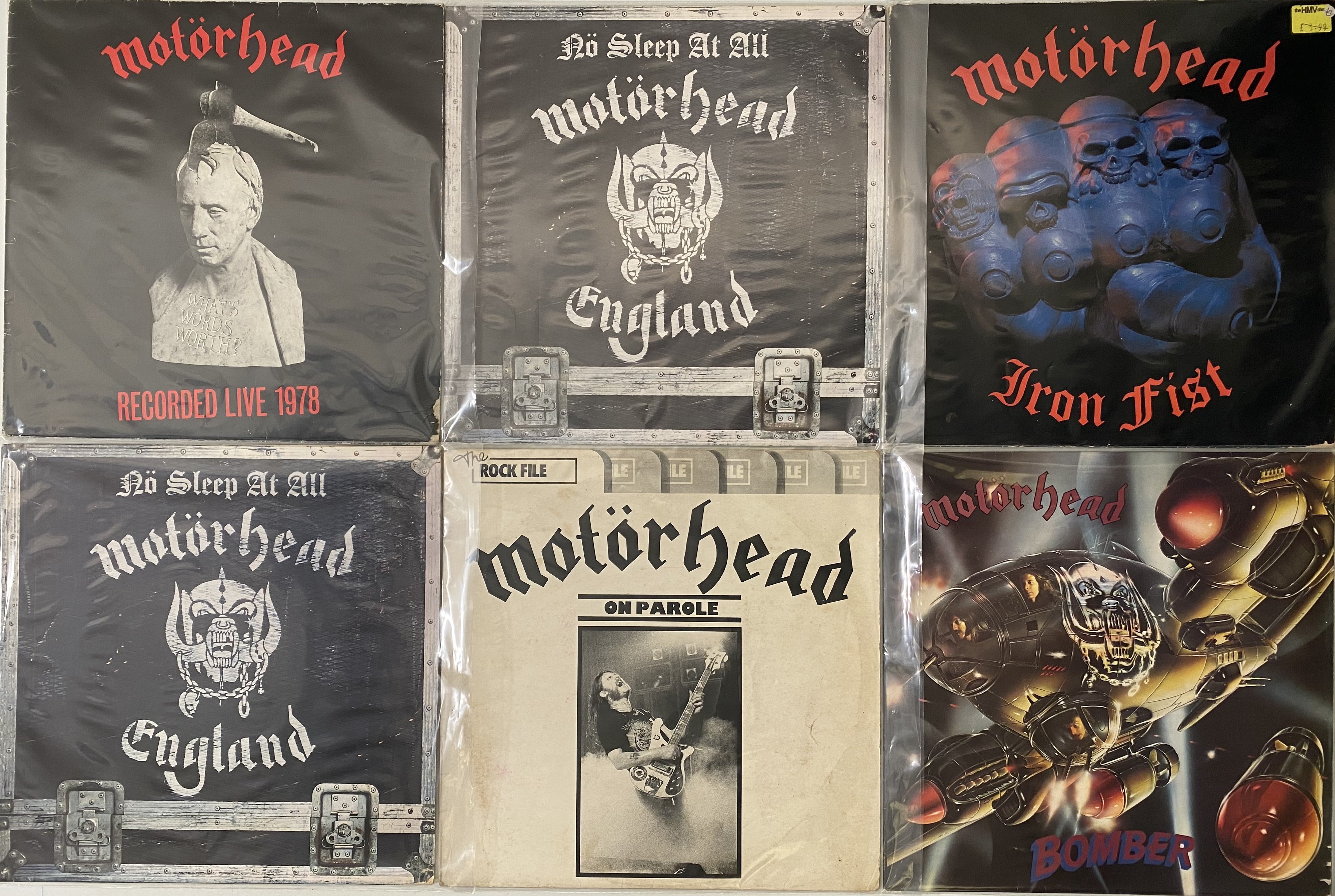 Lot 1 - MOTORHEAD - LP COLLECTION
