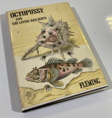 Lot 351 - JAMES BOND - OCTOPUSSY / THE LIVING DAYLIGHTS FIRST EDITION.