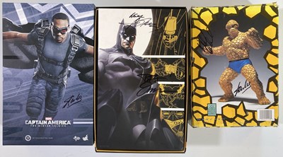 Lot 186 - STAN LEE SIGNED FIGURINES.