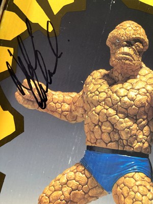 Lot 186 - STAN LEE SIGNED FIGURINES.