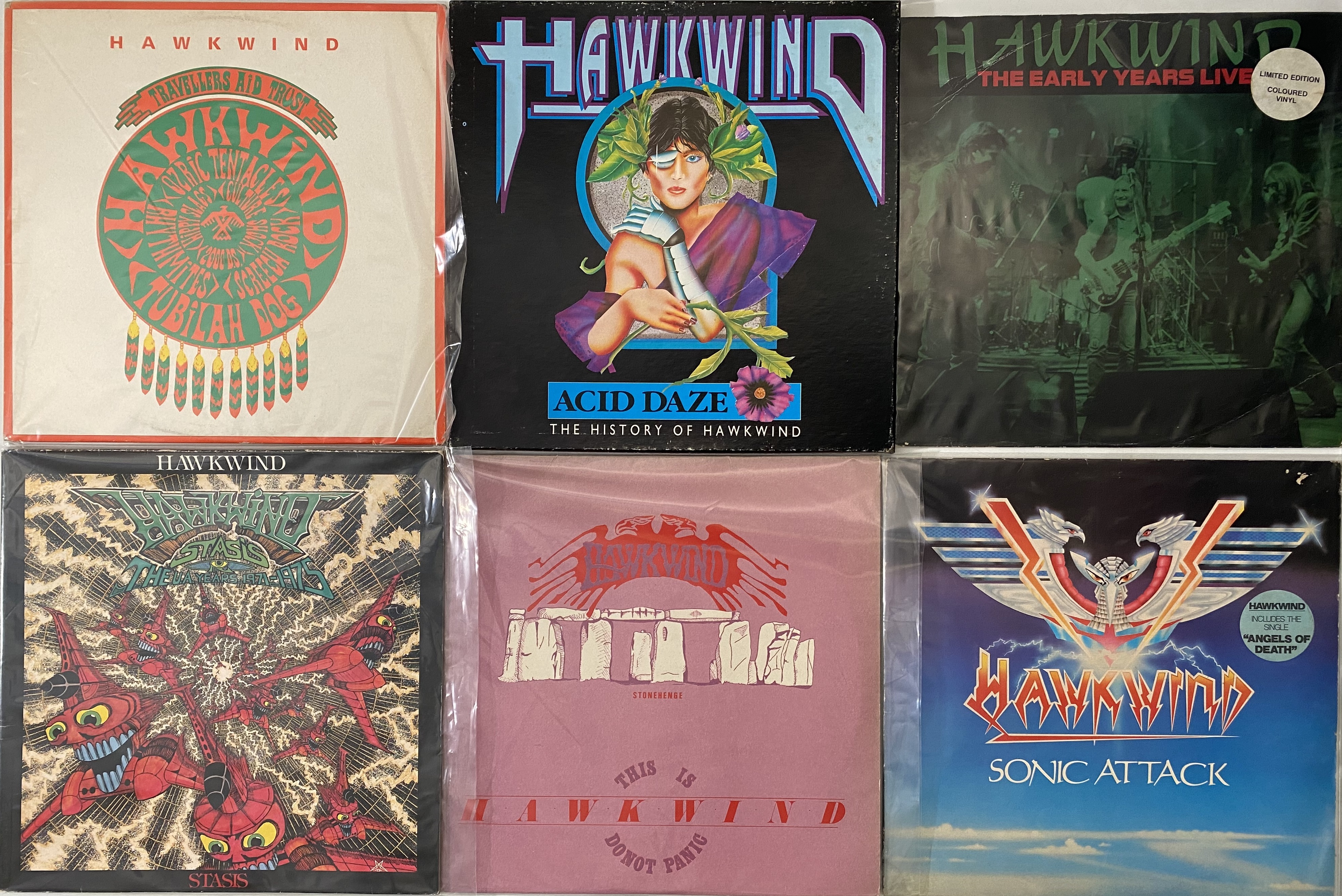 Lot 8 - HAWKWIND - LP COLLECTION