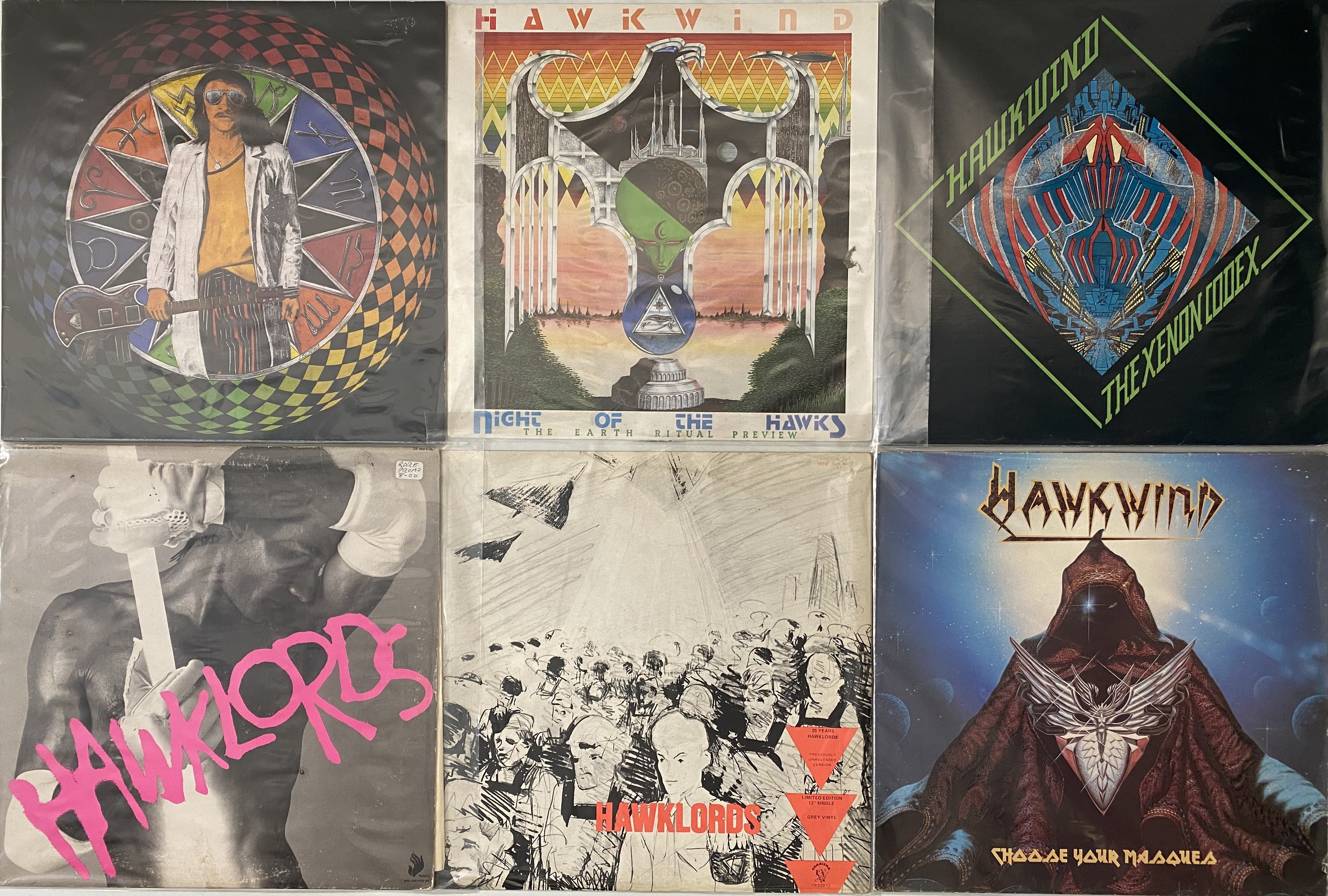 Lot 8 - HAWKWIND - LP COLLECTION