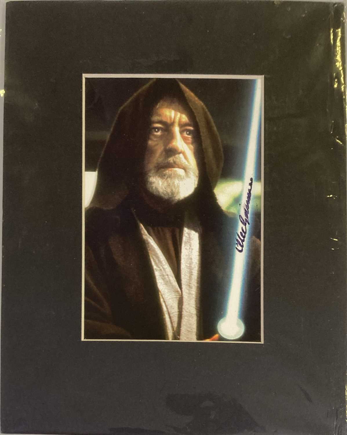 Lot 163 - STAR WARS - ALEC GUINNESS SIGNED.