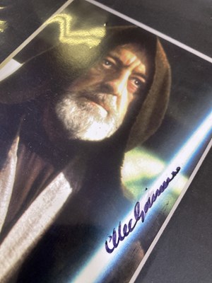 Lot 163 - STAR WARS - ALEC GUINNESS SIGNED.