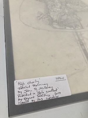 Lot 211 - JOHN R. MULLANEY - ORIGINAL ARTWORK - HALO, HIGH CHARITY.