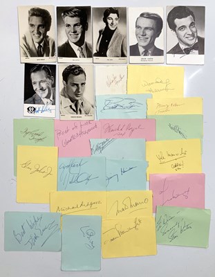 Lot 164 - AUTOGRAPH BOOK WITH LAURENCE OLIVIER ETC.