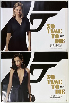 Lot 354 - JAMES BOND - NO TIME TO DIE (2021) QUAD POSTERS.