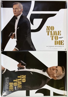 Lot 355 - JAMES BOND - NO TIME TO DIE (2021) QUAD POSTERS.