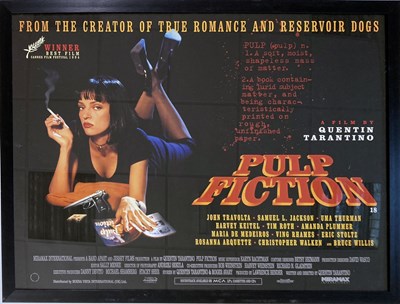 Lot 255 - PULP FICTION (1994) UK QUAD POSTER.