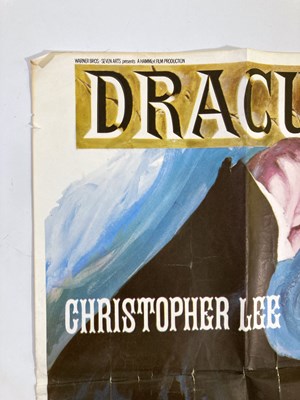 Lot 262 - HAMMER HORROR - DRACULA HAS RISEN FROM THE GRAVE - QUAD POSTER.