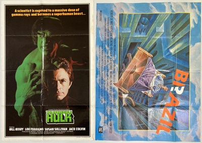 Lot 263 - FILM POSTERS -  NIGHTMARE ON ELM STREET / SUPERGIRL/BRAZIL/INCREDIBLE HULK.